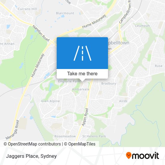 Jaggers Place map