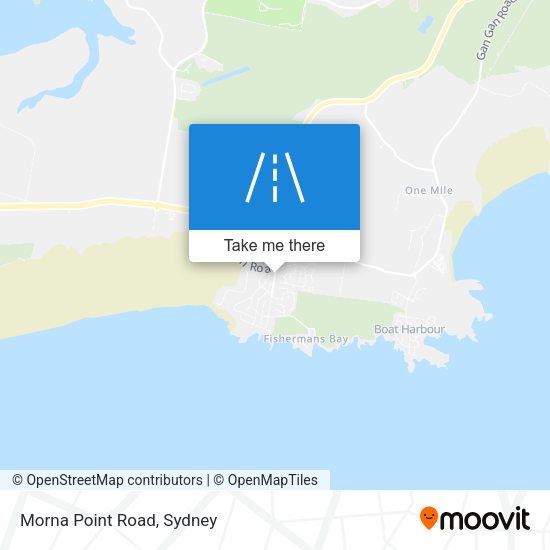 Morna Point Road map