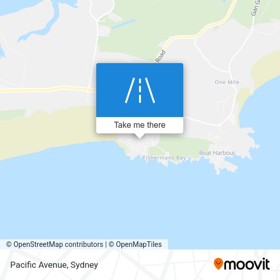 Pacific Avenue map