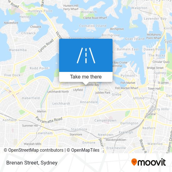 Brenan Street map