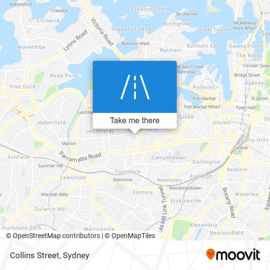 Collins Street map