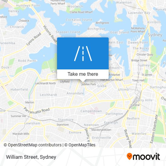 Mapa William Street