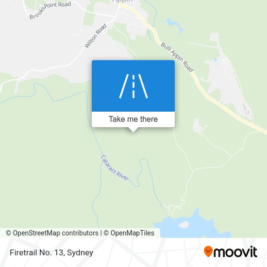 Firetrail No. 13 map
