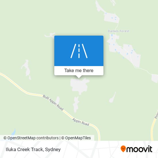 Iluka Creek Track map