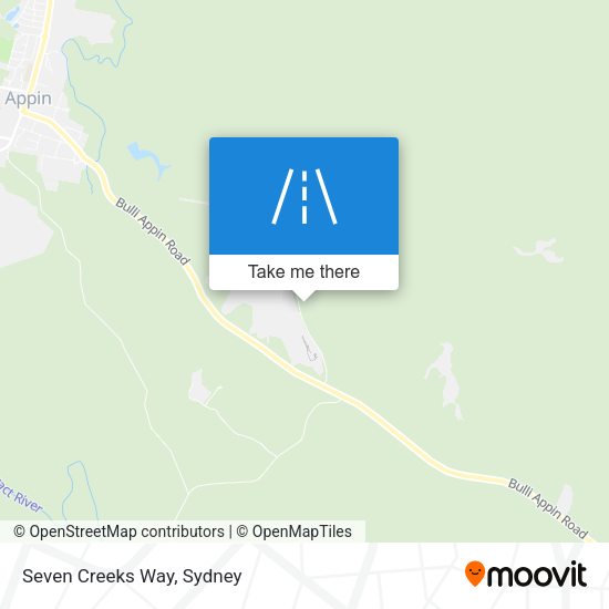 Seven Creeks Way map