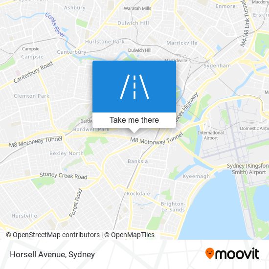 Horsell Avenue map