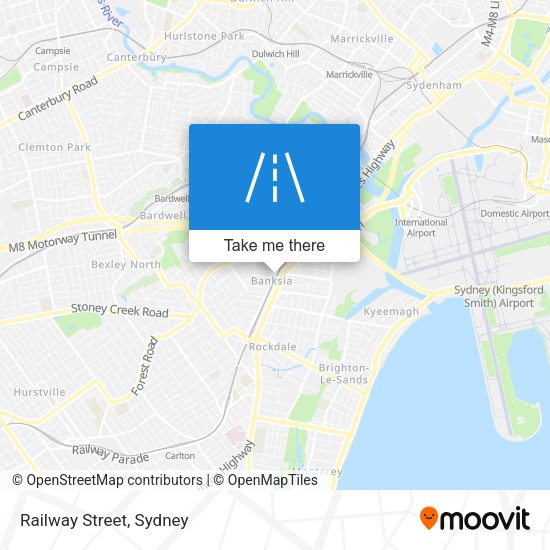 Railway Street map