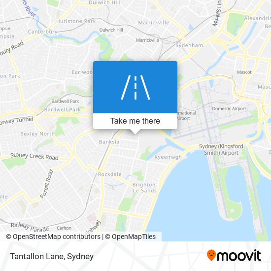 Tantallon Lane map