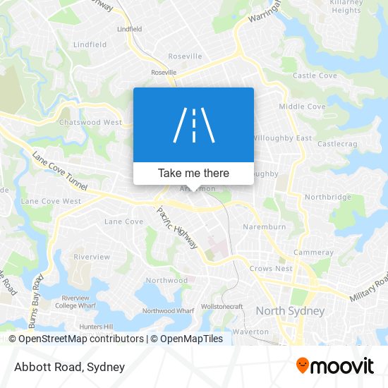 Abbott Road map