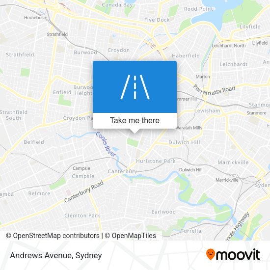 Andrews Avenue map