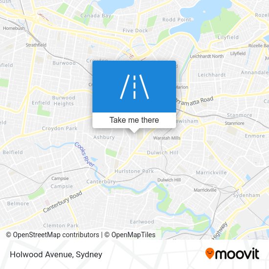 Holwood Avenue map