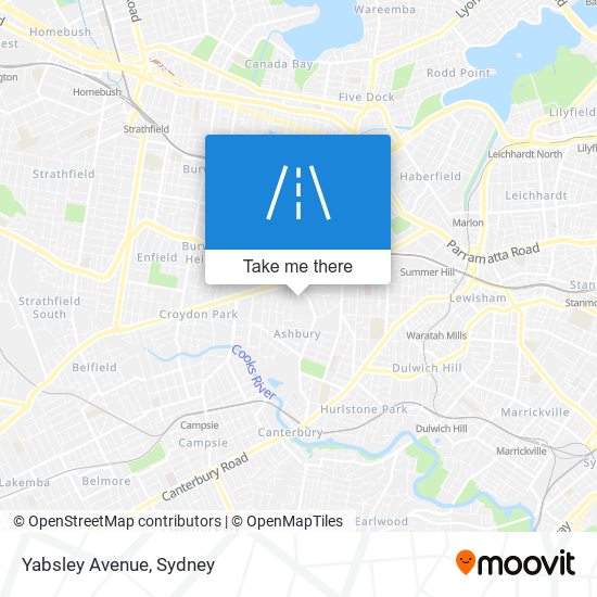 Yabsley Avenue map