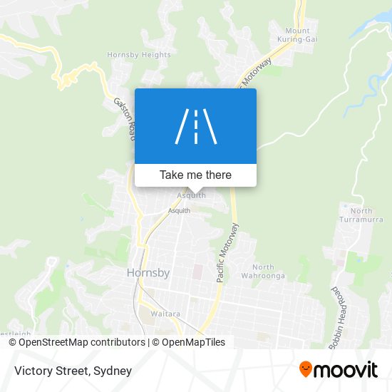 Victory Street map