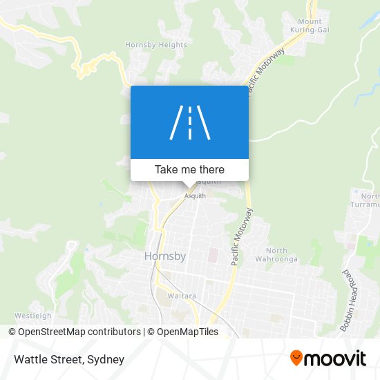 Wattle Street map