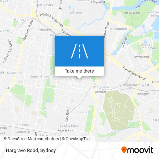 Hargrave Road map