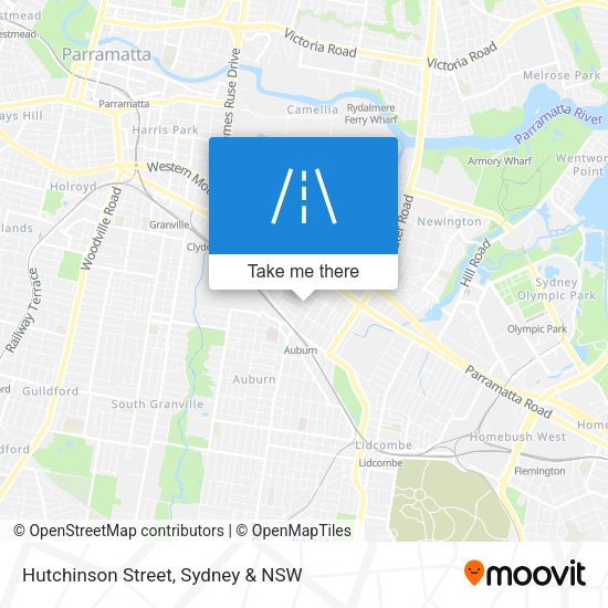 Hutchinson Street map