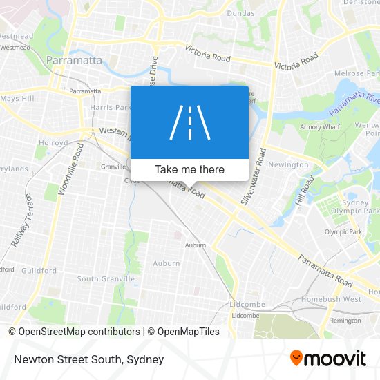 Newton Street South map