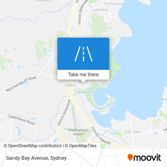 Sandy Bay Avenue map