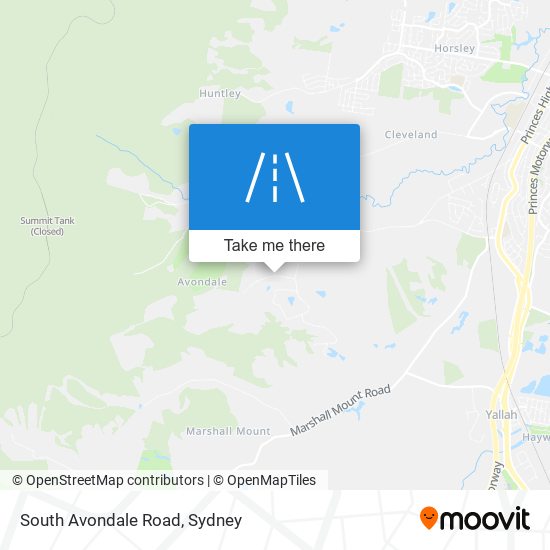 South Avondale Road map