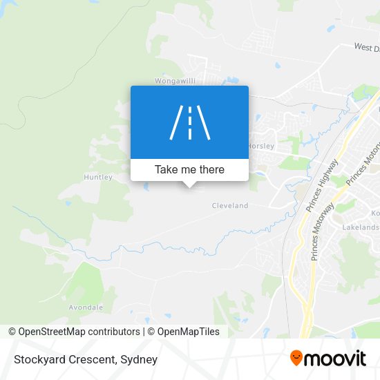 Stockyard Crescent map