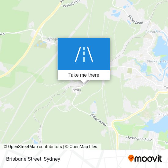Brisbane Street map