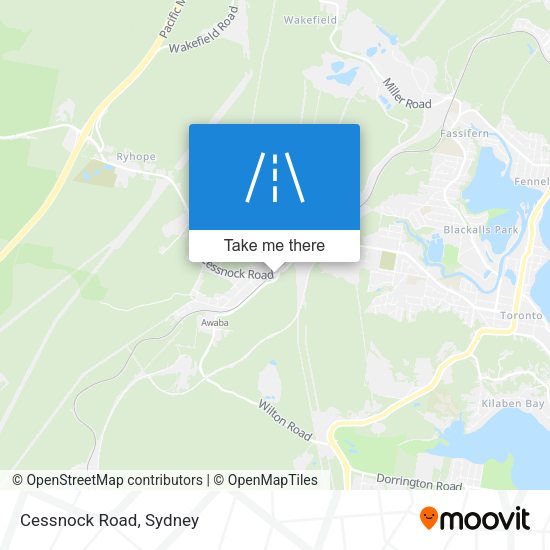 Cessnock Road map