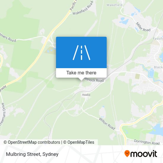 Mulbring Street map