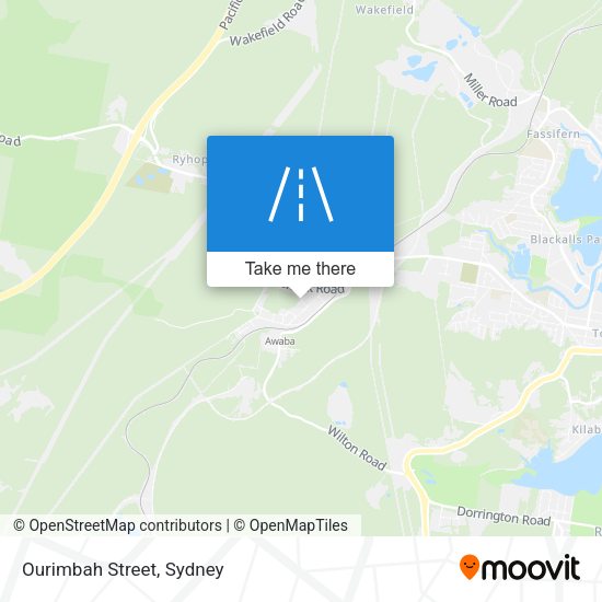 Ourimbah Street map