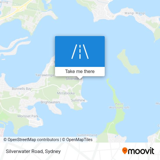 Silverwater Road map
