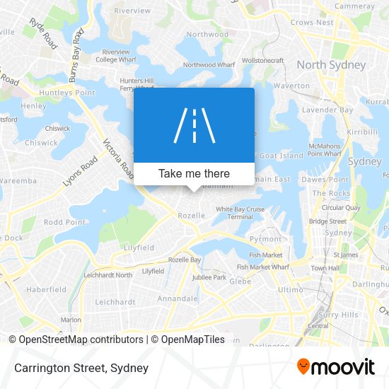 Carrington Street map