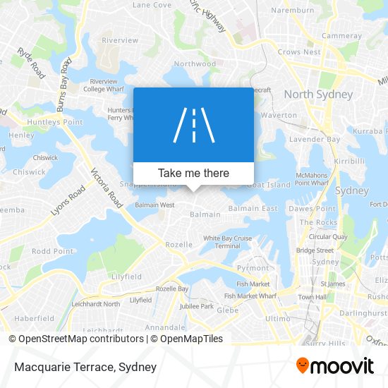 Mapa Macquarie Terrace