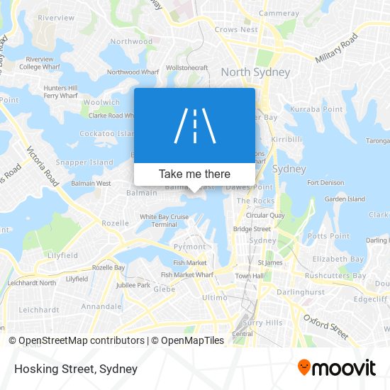 Hosking Street map