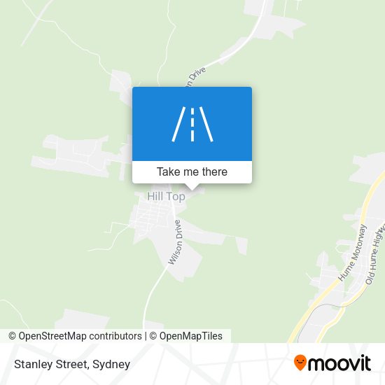 Stanley Street map