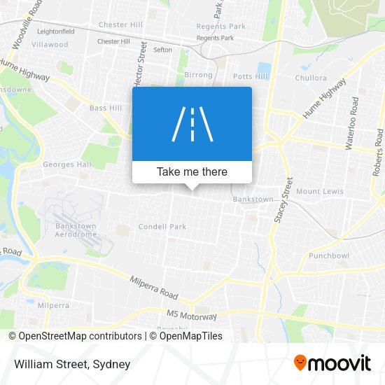 William Street map