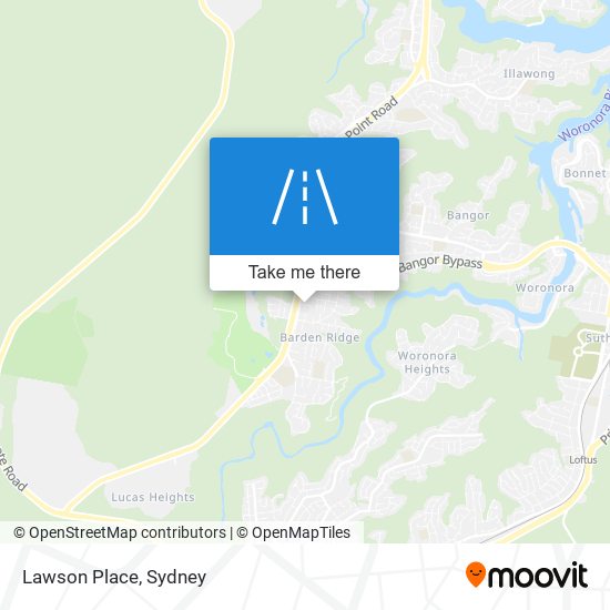 Lawson Place map