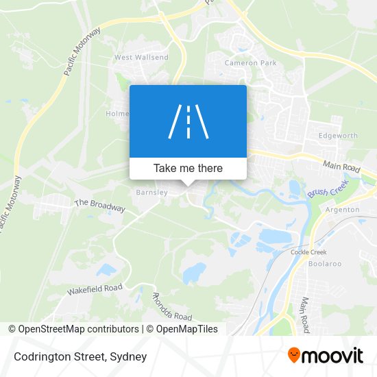 Codrington Street map