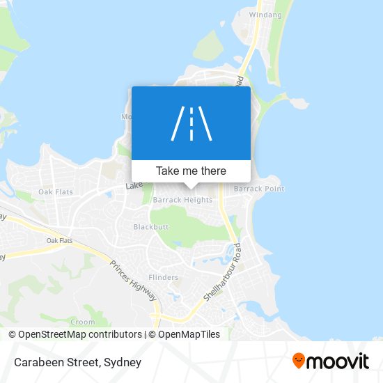 Carabeen Street map