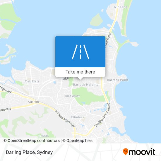 Darling Place map