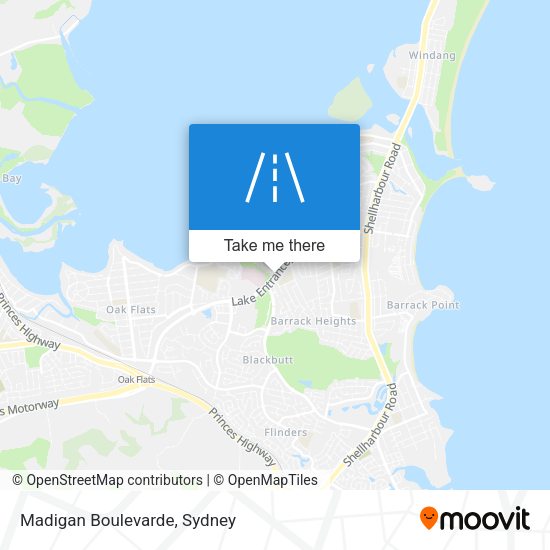 Madigan Boulevarde map