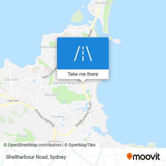 Shellharbour Road map