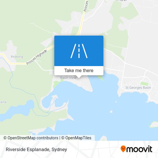 Riverside Esplanade map