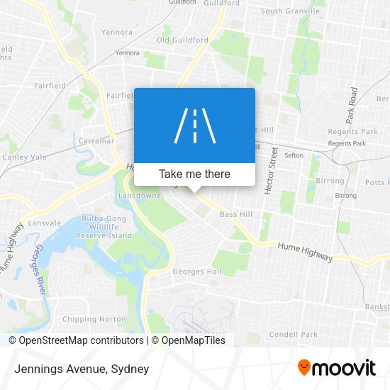Jennings Avenue map