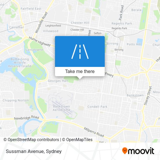 Sussman Avenue map