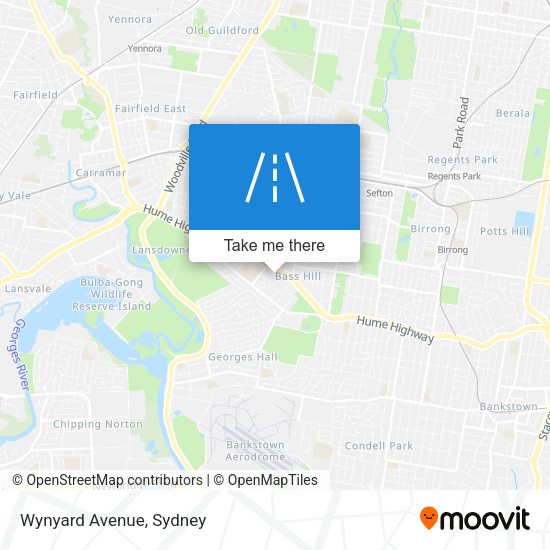 Wynyard Avenue map