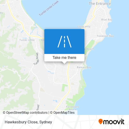 Hawkesbury Close map