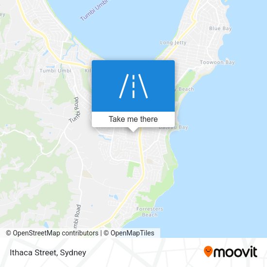 Ithaca Street map