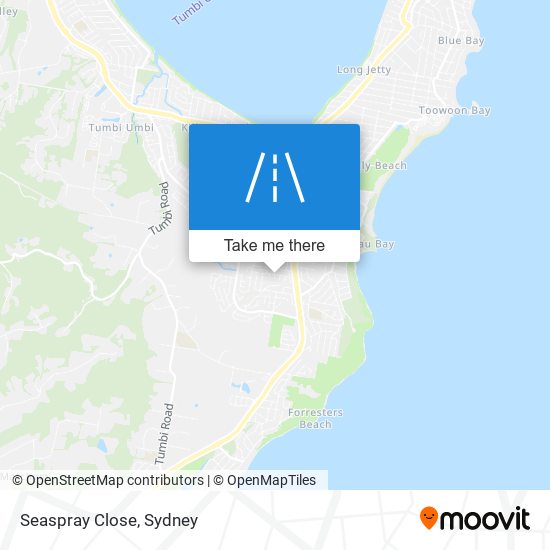 Seaspray Close map