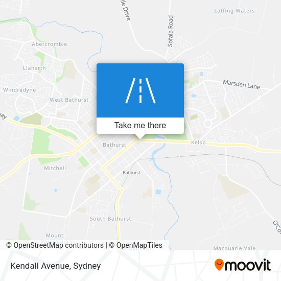 Kendall Avenue map