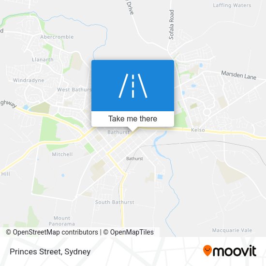 Princes Street map