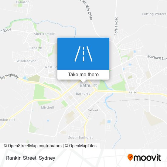 Rankin Street map